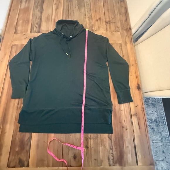 Women’s Dark Green Cowl Neck Sweater Size XL - Picture 2 of 7